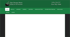 Desktop Screenshot of pipedreamsmusic.net